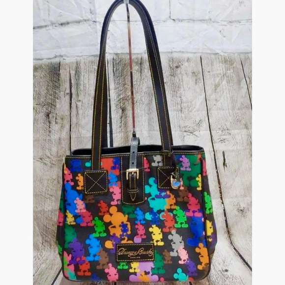 Disney Parks Dooney & Bourke Original 2010 Wonder Mickey Mouse Tote Purse - Picture 4 of 11